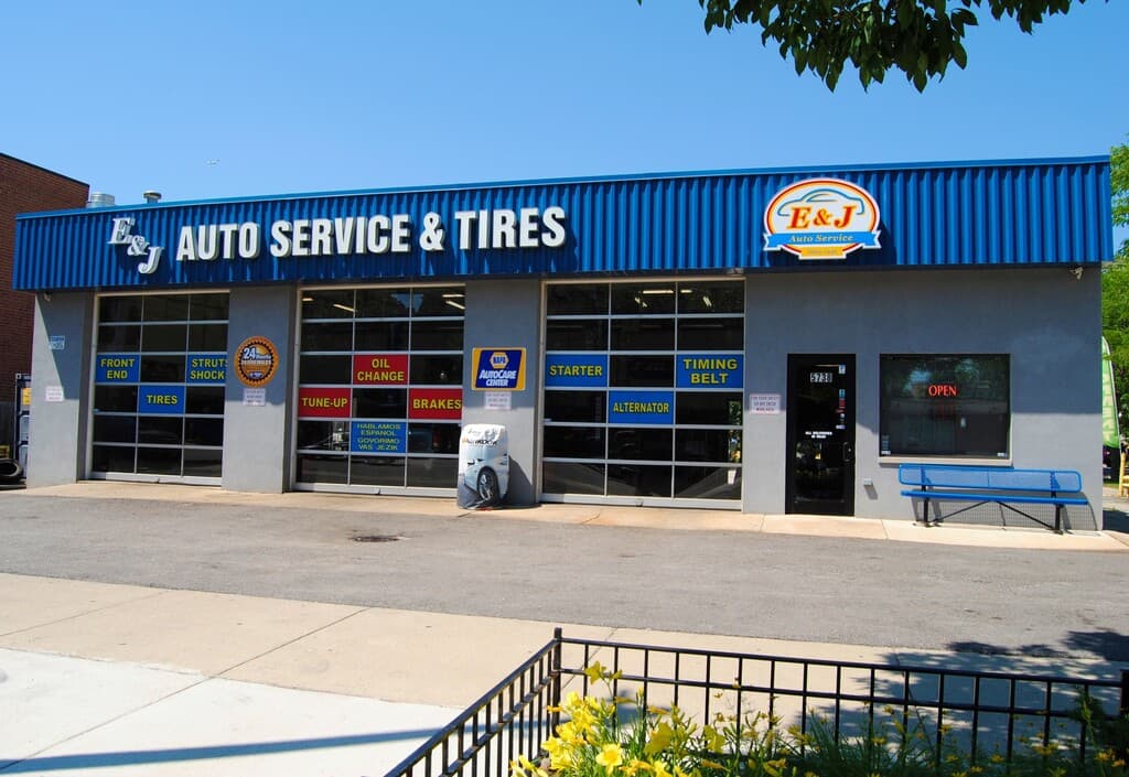 E & J Auto Service workshop