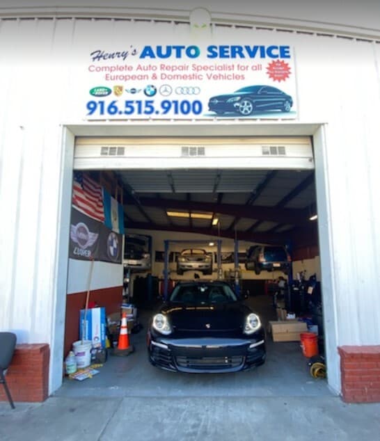 Henry's Auto Service workshop