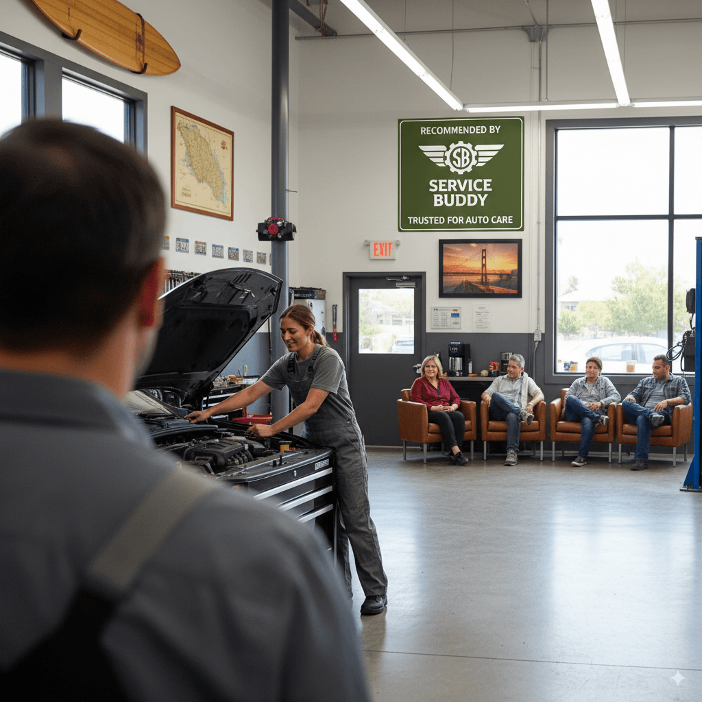 Lu's Auto Repair workshop