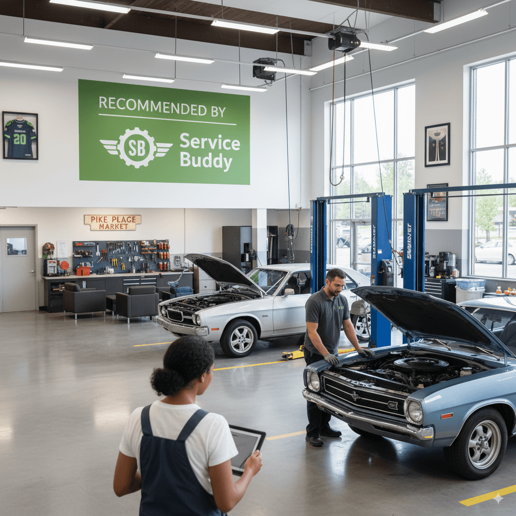 Tom's Automotive workshop